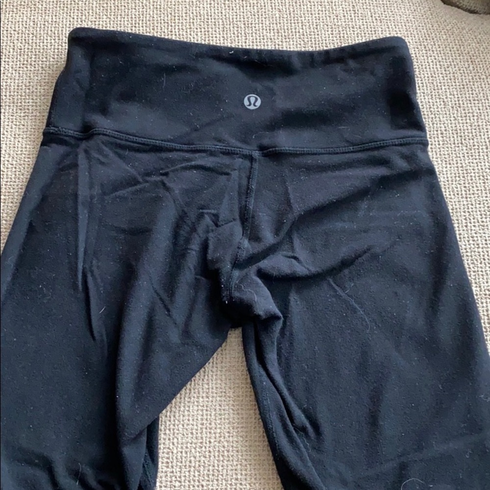 Lululemon cropped wunder under leggings - Picture 2 of 3